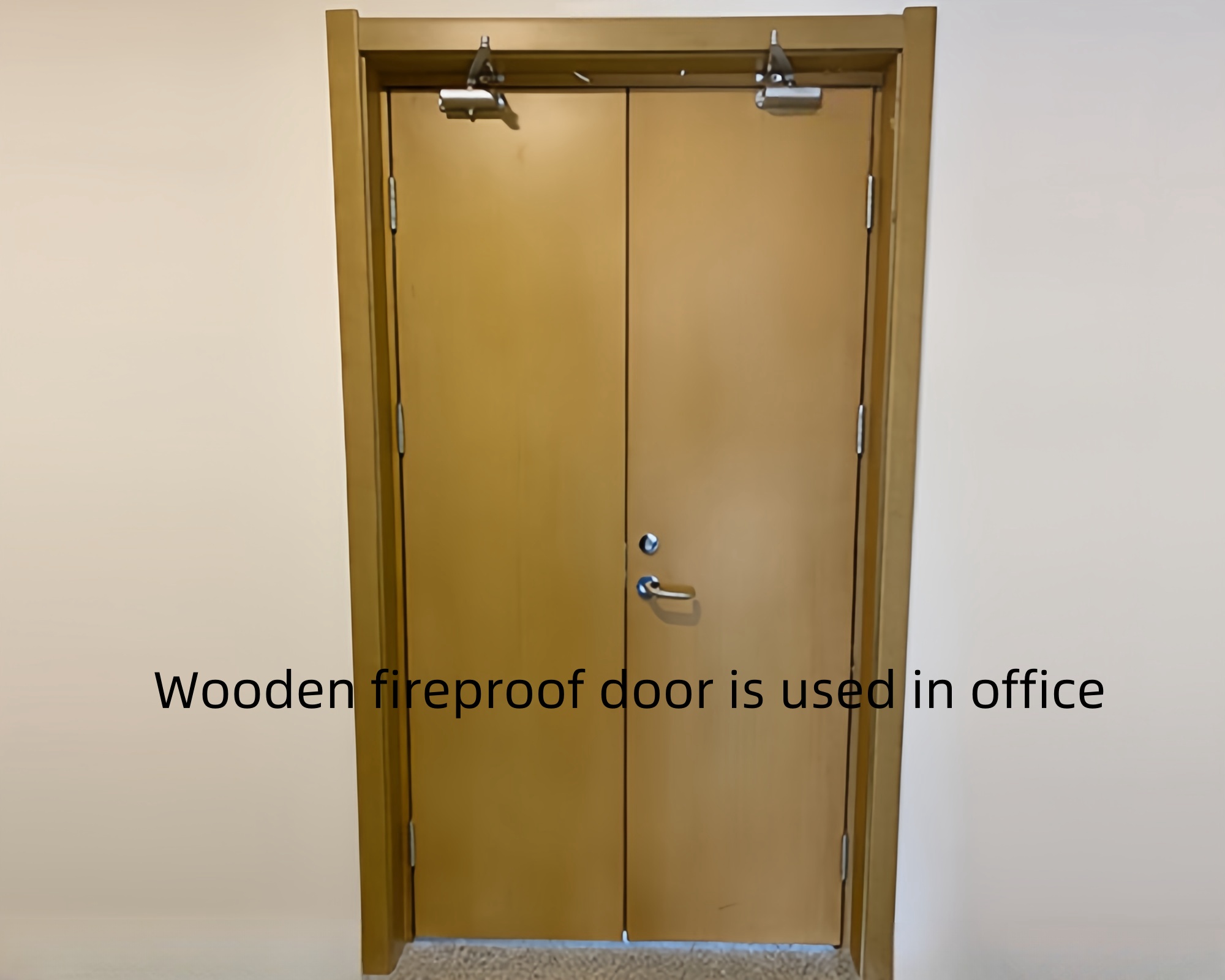 Деревянная противопожарная дверь