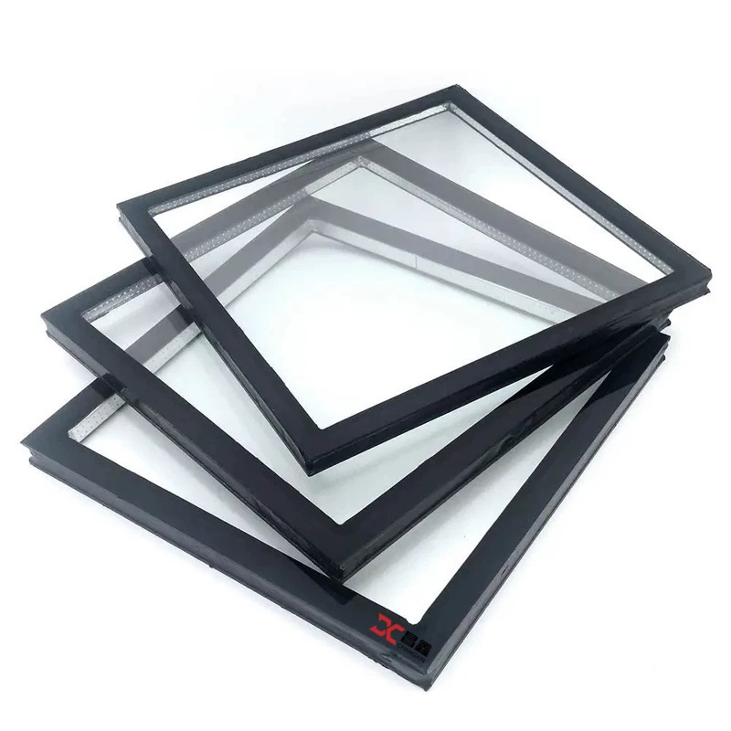 Высокопрочное двухслойное полое огнестойкое стекло.