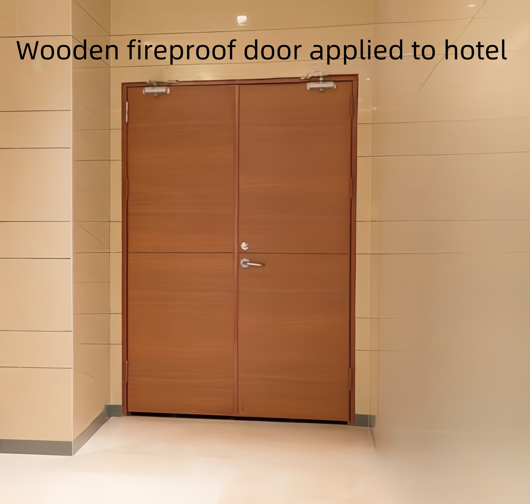 Деревянная противопожарная дверь