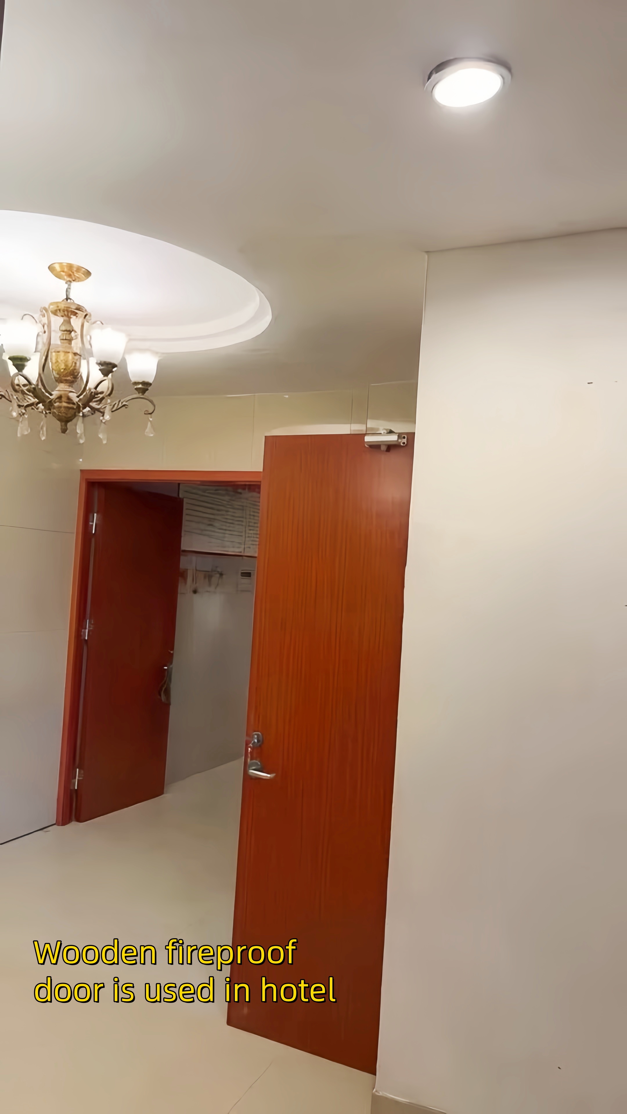 Высококачественная деревянная противопожарная дверь