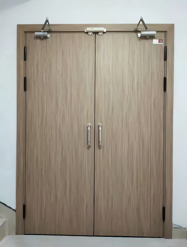 Высококачественная деревянная противопожарная дверь