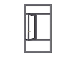 Стальное противопожарное окно