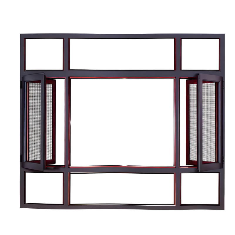 Высотные жилые и коммерческие здания Наружные окна из алюминиевого сплава Безопасность и теплоизоляция Огнестойкие