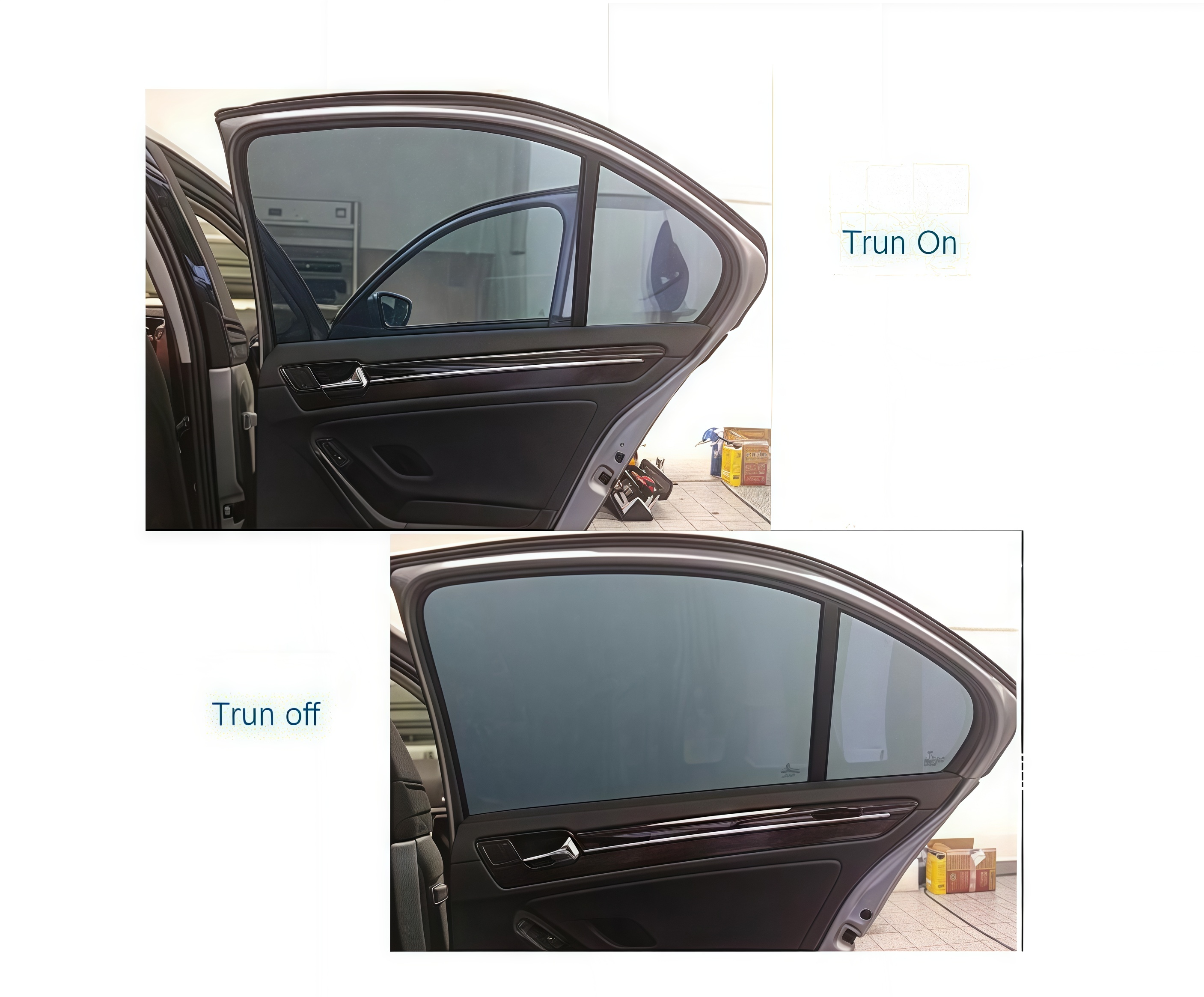 Автомобильная пленка Smart Tint, электрохромная технология для конфиденциальности