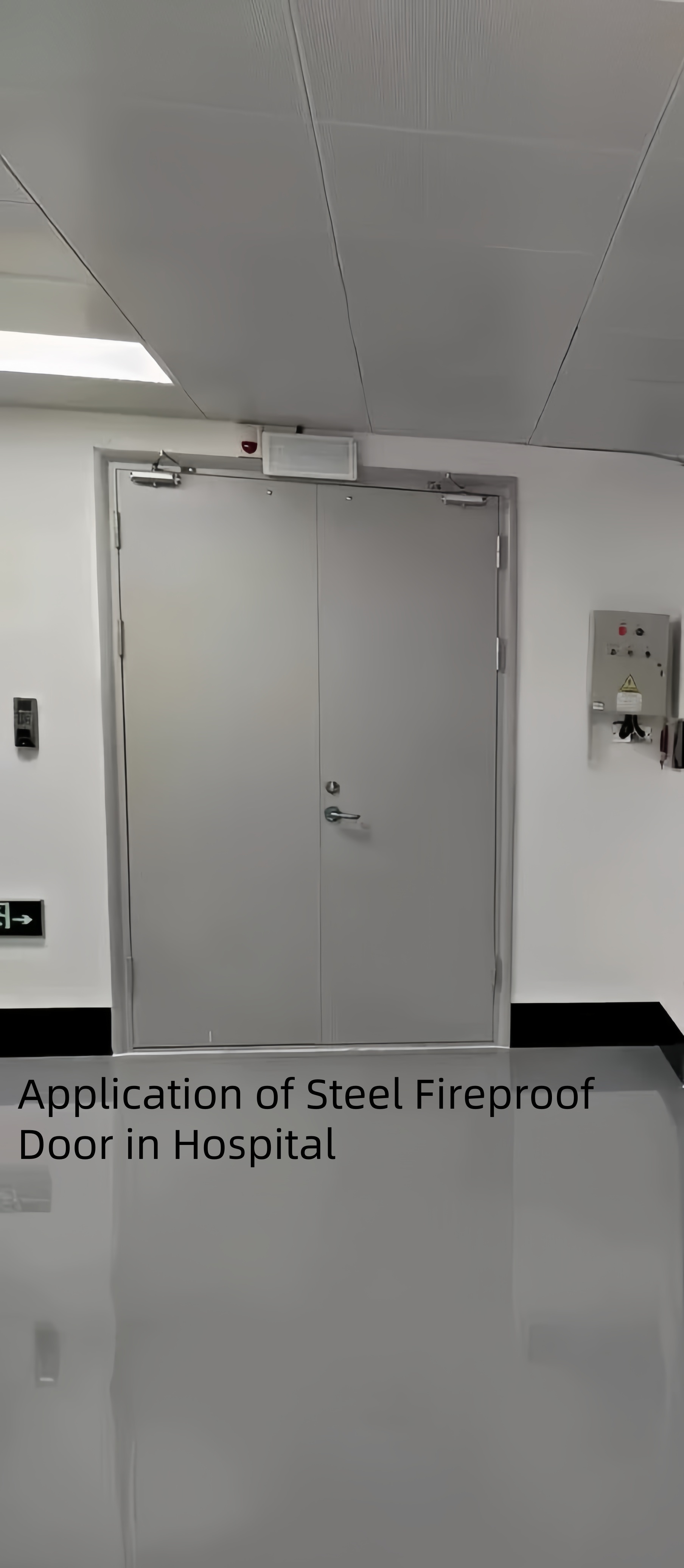 Стальная противопожарная дверь