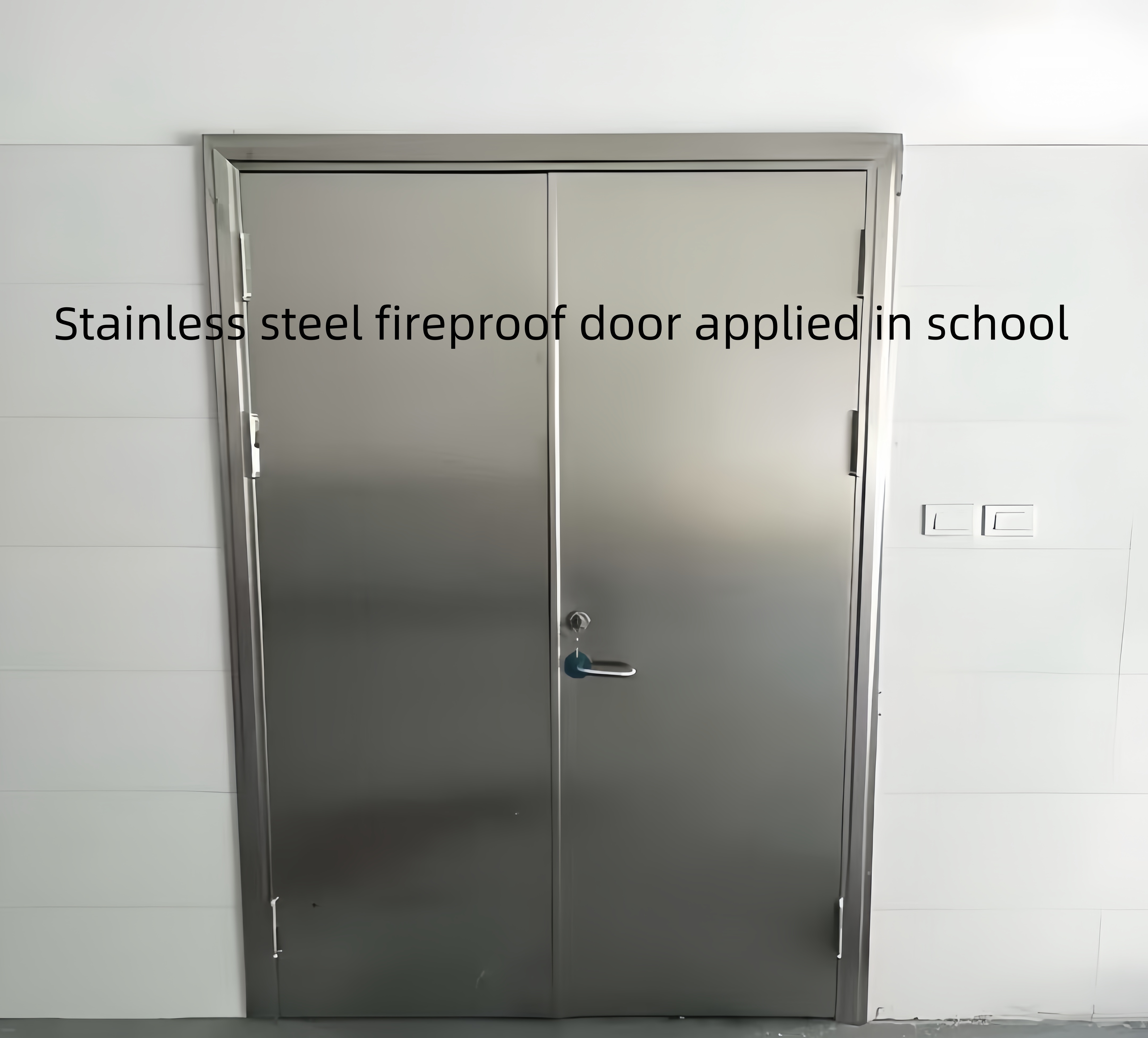 Противопожарная дверь из нержавеющей стали