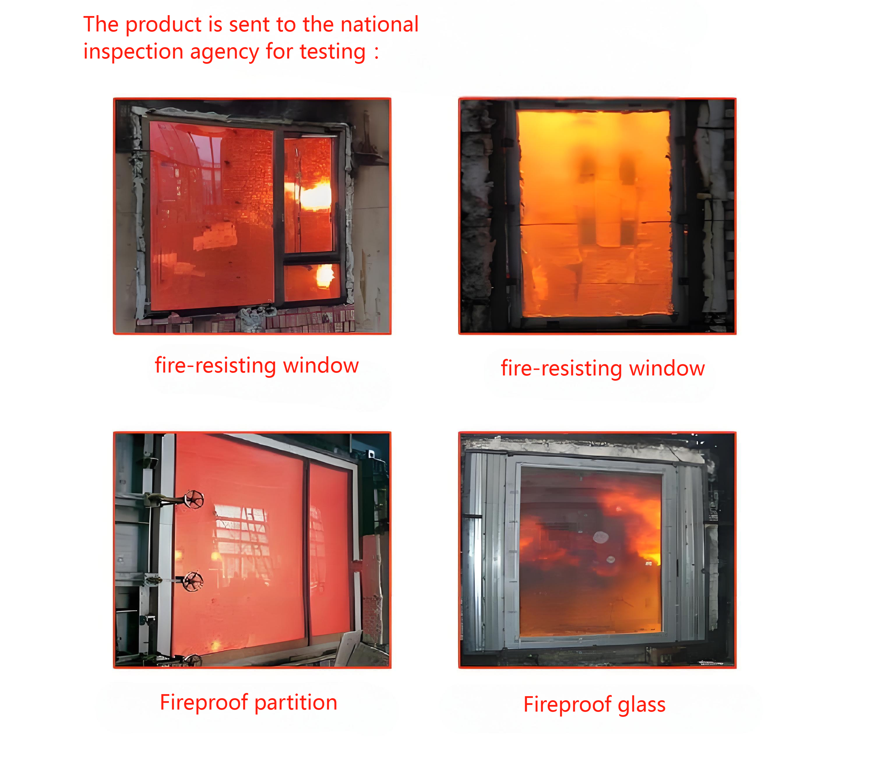 Изолированное закаленное огнестойкое стекло, алюминиевое огнестойкое окно с зажимом для проволоки, устойчивое к ударам урагана